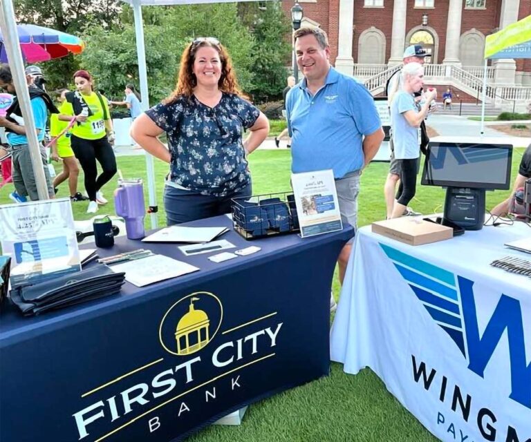 First City Bank joined the fun at the Mayor’s Corporate Challenge 5K, hosted by the Alpharetta Rotary.